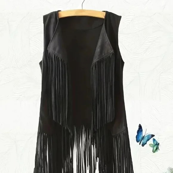 Fringe Hem Character Vest - Picture 2 of 5